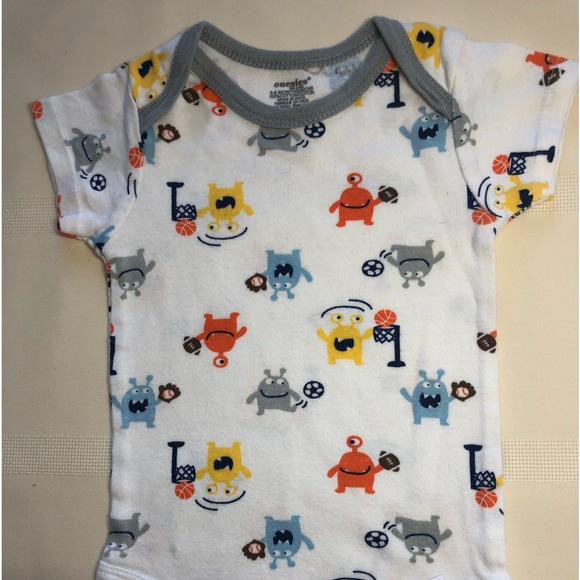 3 Piece Monster Theme Baby - Picture 8 of 10